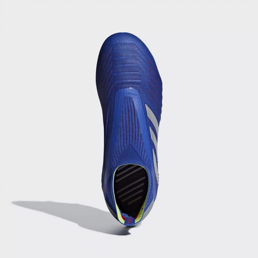 Adidas Predator 19+ Firm Ground Tacos de Futbol Azules Para Niña (MX-68090)